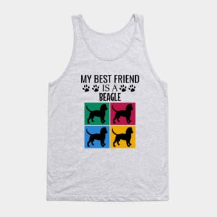 My best friend is a beagle Tank Top